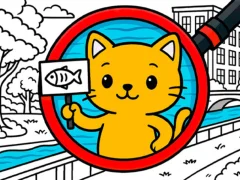 Játék Find The Cat Cat Search online