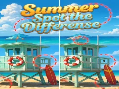 Játék Summer Spot the Differense online