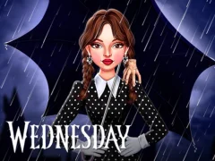 Játék Celebrity Wednesday Addams Style online