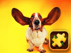 Játék Funny Dogs Puzzle online