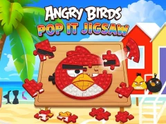 Játék Angry Birds Pop It Jigsaw online