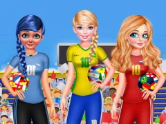Játék BFF Princess Vote For  FIFA 2018 Quarter Finals online