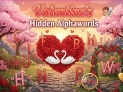 Játék Valentine's Hidden Alphawords online