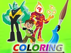 Játék Ben 10 Coloring online