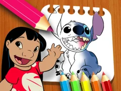 Játék Lilo and Stitch Coloring Book online