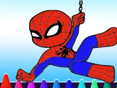Játék Spiderman Coloring book online
