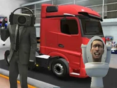 Játék Truck Simulator Skibidi Toilet online