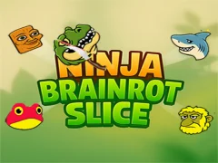 Játék Ninja brainrot Slice online