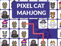 Játék Pixel cat mahjong online