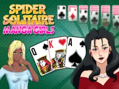 Játék Spider Solitaire Manga Girls online