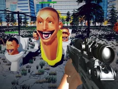 Játék Sniper Survival Skibidi Toilet online