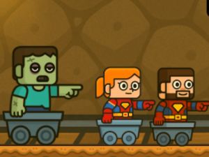 Játék 2 Player Blockminer Escape  online