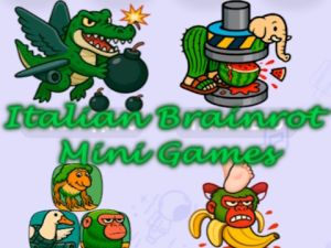 Játék Olasz brainrot mini játékok  online
