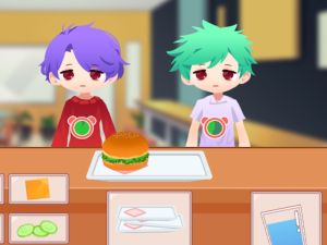 Játék Burger Rush étterem online