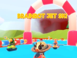 Játék Brainrot jet ski verseny online