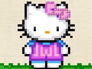 Játék Hello Kitty Cross Stitch online
