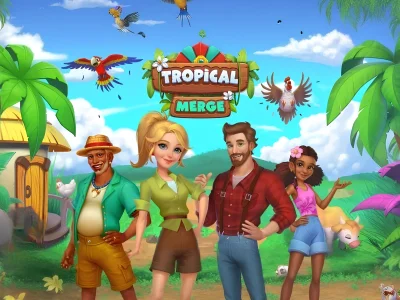 Játék Tropical Merge online