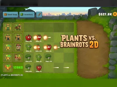 Játék Plants vs Brainrots 2D online