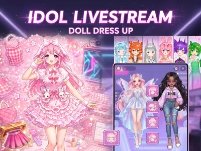 Játék Idol Livestream: Doll Dress Up online