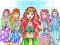 Játék Girl Coloring Dress Up Games online
