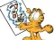 Játék Garfield connects the dots online