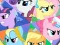 Játék Pony Round Puzzle online
