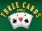 Játék Three cards monte online