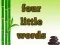 Játék Four Little Words online