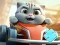 Játék Jigsaw Puzzle: Cat Racing Driver online