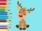 Játék Coloring Book: Cute Christmas Reindeer online