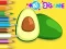 Játék Coloring Book: Avocado Fruit online