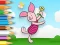 Játék Coloring Book: Piglet Holds Toy Windmill online