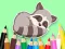 Játék Coloring Book: Baby Raccoon online