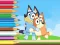 Játék Coloring Book: Bluey And Bingo Holiday online