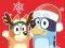 Játék Jigsaw Puzzle: Bluey Christmas Gift online