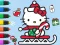 Játék Coloring Book: Hello Kitty Christmas online