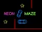 Játék Neon Car Maze online