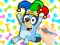 Játék Coloring Book: Clown Bluey online