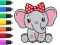 Játék Coloring Book: Elephant online