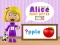 Játék World of Alice First Letter online