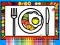 Játék Color and Decorate Dinner Plate online