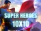 Játék Super heroes 10х10 online