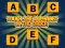 Játék Touch The Alphabet In The Oder online