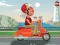 Játék City Scooter Ride Coloring online