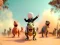Játék Stickman: Dinosaur arena online