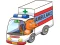 Játék Cartoon Ambulance Puzzle online