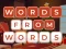 Játék Words from Words online