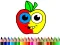 Játék Back To School: Apple Coloring Book online