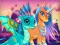 Játék Cute Unicorns And Dragons Puzzle online