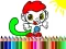 Játék Back To School: Monkey Coloring online